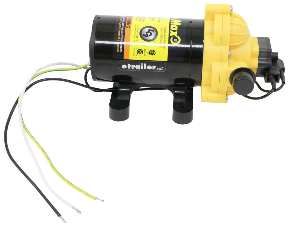 Flow Max RV Fresh Water Pump 115 Volt 3.3 Gallons Per Minute 45