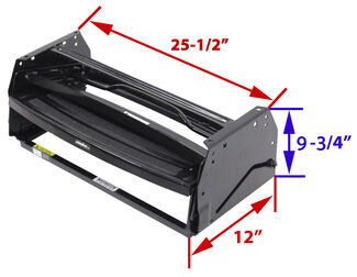 Lippert Manual Pull-Out Step for RVs - Double - 7 Drop - 24-1/4 Wide -  Steel - 300 lbs Lippert RV and Camper Steps LC432682