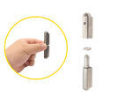 Weld-On Hinge w/ Bushing - 3-3/8" Long - 5/16" Pin Diameter - Stainless Steel