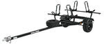 Malone MicroSport Off-Road 2 Kayak Trailer Package - 78" Load Bars - J-Style