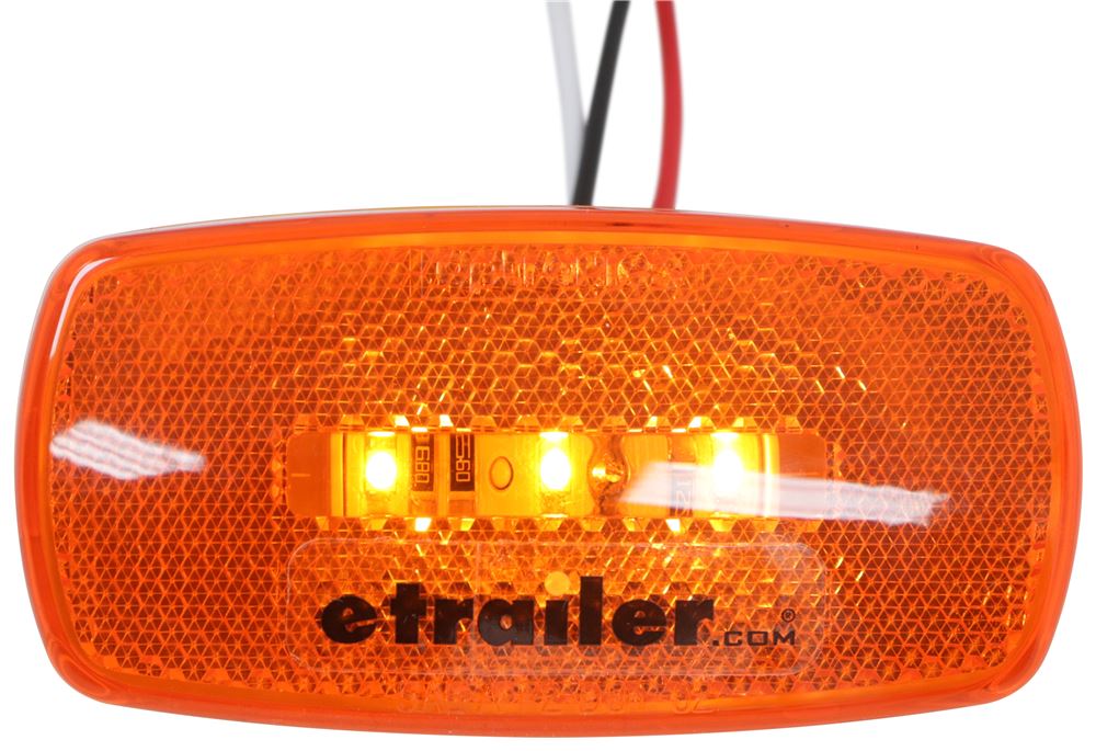 Led Trailer Clearance Side Marker Light With Reflector 2 Wire