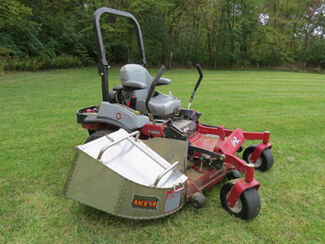 Power Sonic Lithium Ion battery for lawn mowers. Black outer casing.