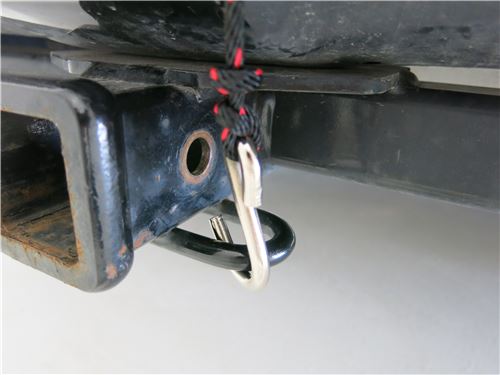 Strap attached to tow loop 