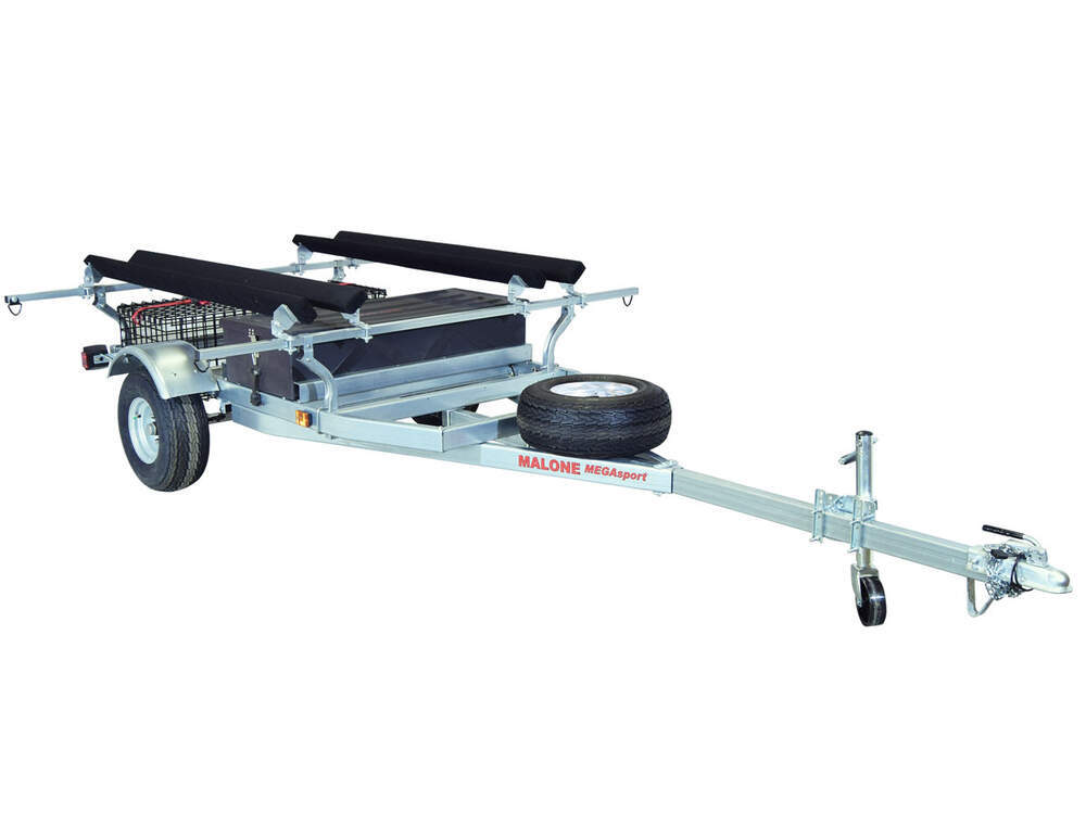 Malone Megasport Trailer For 2 Extra Heavy Boats Storage Containers 14 Long 1000 Lbs