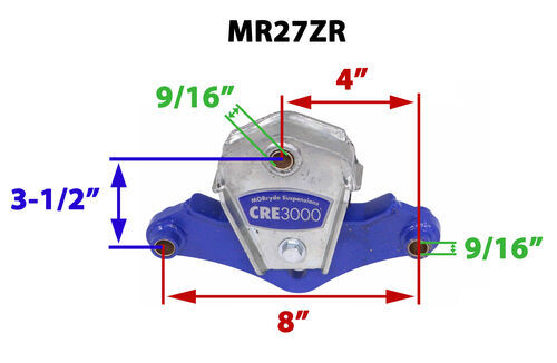 MORryde CRE2-1475 CRE3000 Bolt-On Suspension System Upgrade - Tandem