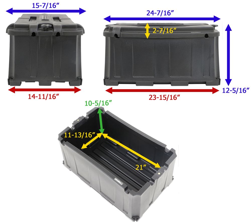 Batteries, Battery Boxes, Battery Carriers