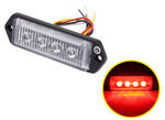 Optronics LED Directional Warning Light - SAE Class I - 18 Flash Patterns - Permanent Mount - Red
