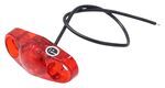 Optronics LED Mini Side Marker and Clearance Light - 1 Diode - 1-Wire - Oblong - Red Light