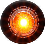 Optronics LED Clearance or Side Marker Light - 3/4" - Round - Smoke Amber Lens - LED