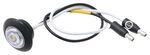 Optronics LED Trailer Mini Clearance/Marker Light w/ Grommet - Round - 1 Amber Diode - Clear Lens