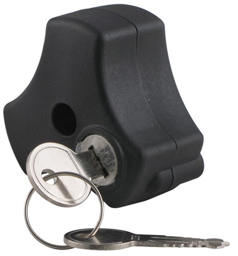 pair keyed alike Swagman 64008 Locking Knobs for Hitch Mounted Bike Rack