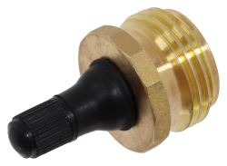 Valterra RV Blow Out Plug with Threaded Valve for Winterizing.