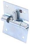 Spring Release Latch and Keeper - 4 Holes - 1/4" - Zinc - Left