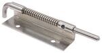 Elevated Spring Latch for Trailer Tailgate - 2 Holes - 1/4" - Stainless Steel - Right Hand