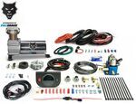 Pacbrake Premium In-Cab Air Control Kit w/ Compressor, Tank, and Digital Gauge - Simultaneous Fill