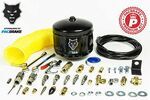 Pacbrake Premium Air Tank and Accessories Kit - Black Carbon Steel - 1/2 Gallon