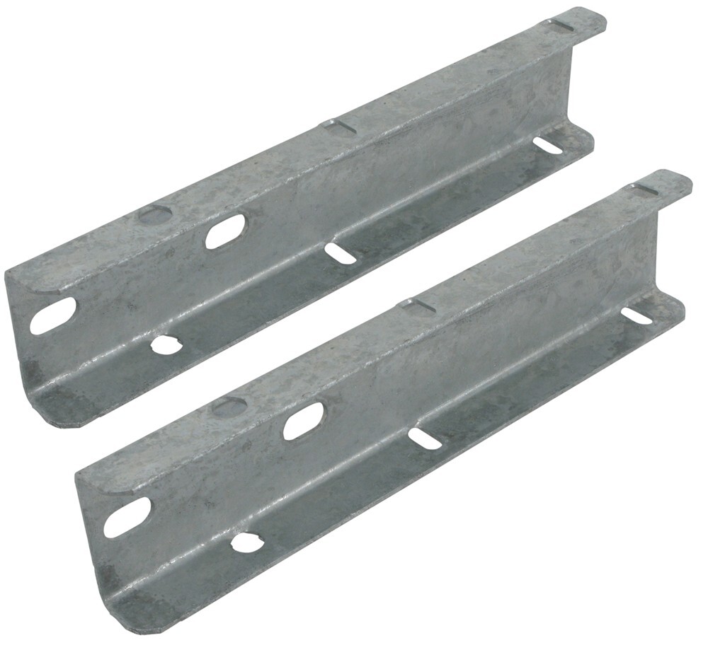 Galvanized Steel, U-Shaped, Bolt-On Brackets for Plastic ...