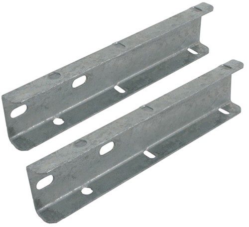 Galvanized Steel, U-Shaped, Bolt-On Brackets for Plastic ...