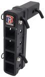 Patriot Hitches Drop Hitch Stacked Receivers for 2.5" Hitch - 10" Drop/Rise - Black Accent