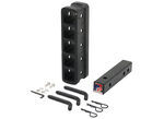 Patriot Hitches Drop Hitch Stacked Receivers for 2" Hitches - 10" Drop/Rise - Black Accent