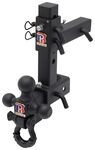 Patriot Hitches 4-Way Adjustable Drop Hitch w/ 3-Ball Mount - 2" Hitches - 10K - Black Accent