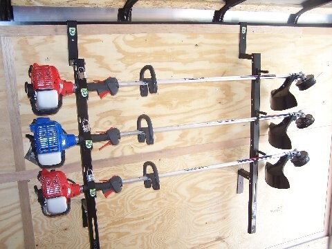 Pack Em Trimmer Rack For Enclosed Trailers Packem Trailer Cargo Pack Em Trimmer Rack For Enclosed Trailers Packem Trailer Cargo Organizers Pk 6 5