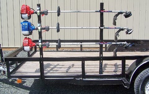 Pack Em Trimmer Rack For Open Utility Trailers Packem Trailer Cargo Pack Em Trimmer Rack For Open Utility Trailers Packem Trailer Cargo Organizers Pk 6