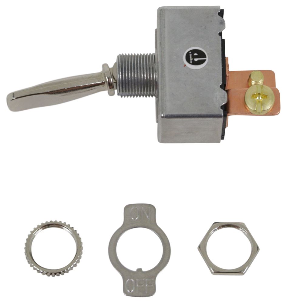 Pollak Heavy-duty Toggle Switch - Spst- On-off