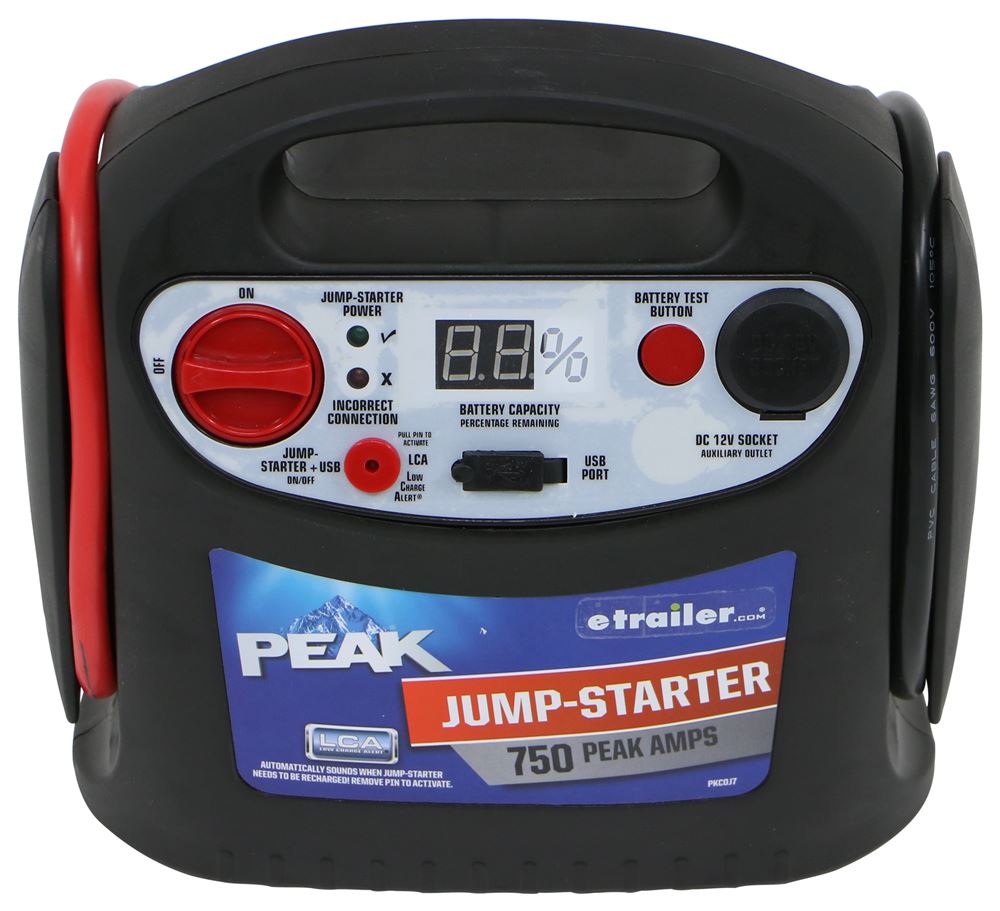 Peak Performance Jump Starter - 750 Amps Peak Performance Jumper Cables