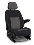 PRP Custom Seat Covers - Front - Black and Gray