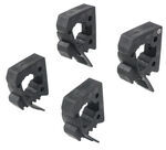 Quick Fist Original Clamps - 1" to 2-1/4" Inner Diameter - Rubber - 25 lbs Each - Qty 4