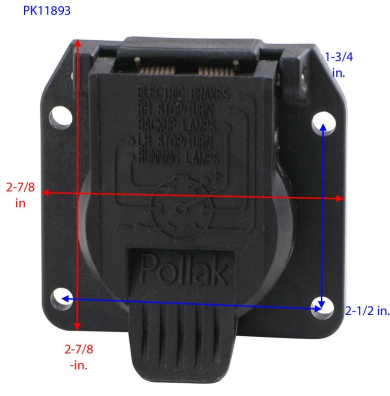 Replacement 7Way Trailer Connector for a 2014 Audi Q7