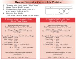 how to determine hanger spacing for tandem axle trailer tandem hole chart