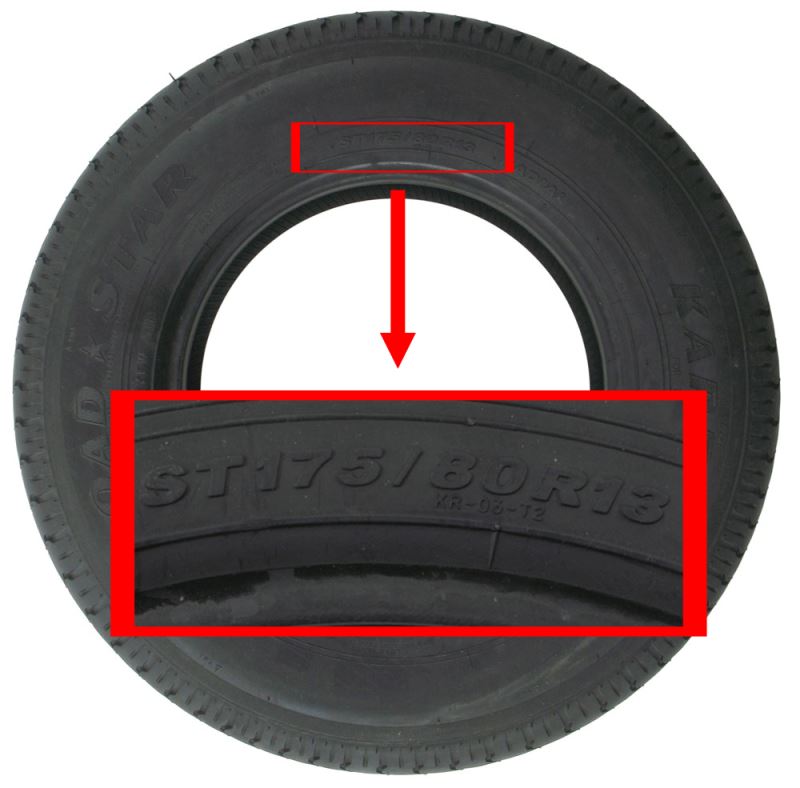Replacement tire size for 4 winns 190 horizon boat trailer etrailer