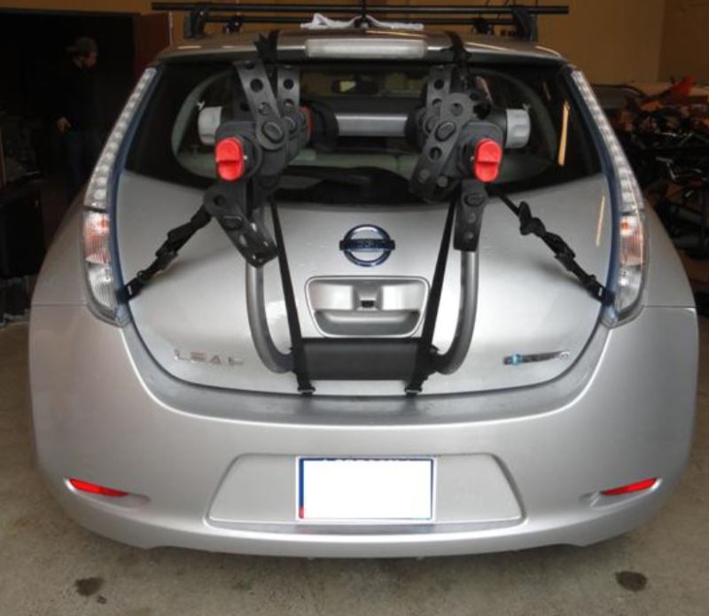 Will Yakima KingJoe Pro 2 Trunk Mount Bike Rack Fit 2012 Nissan Leaf