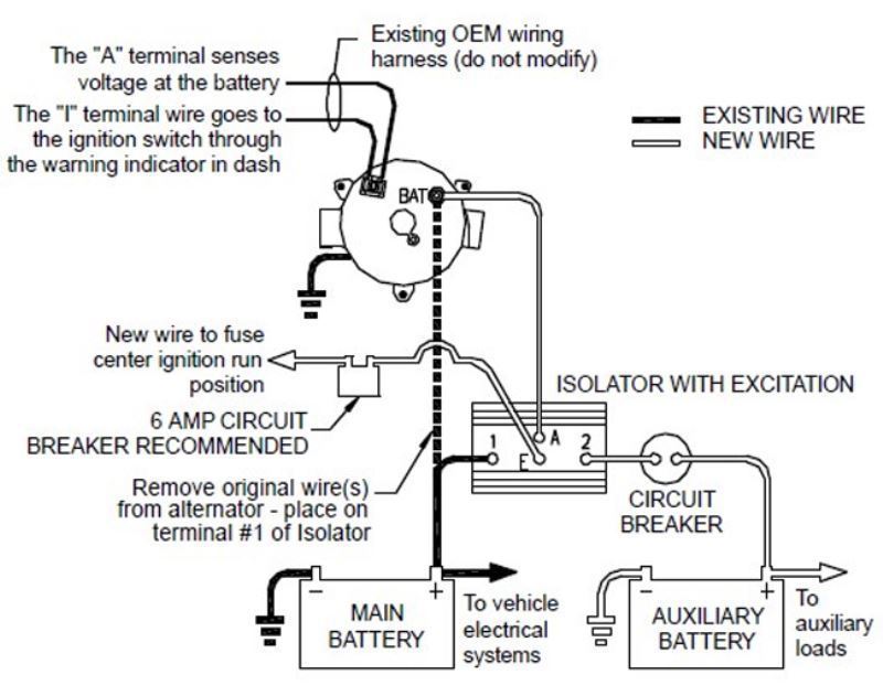 How do the Battery Isolators by DEKA Install on 1986 Dodge ... wiring diagram for a cessna 