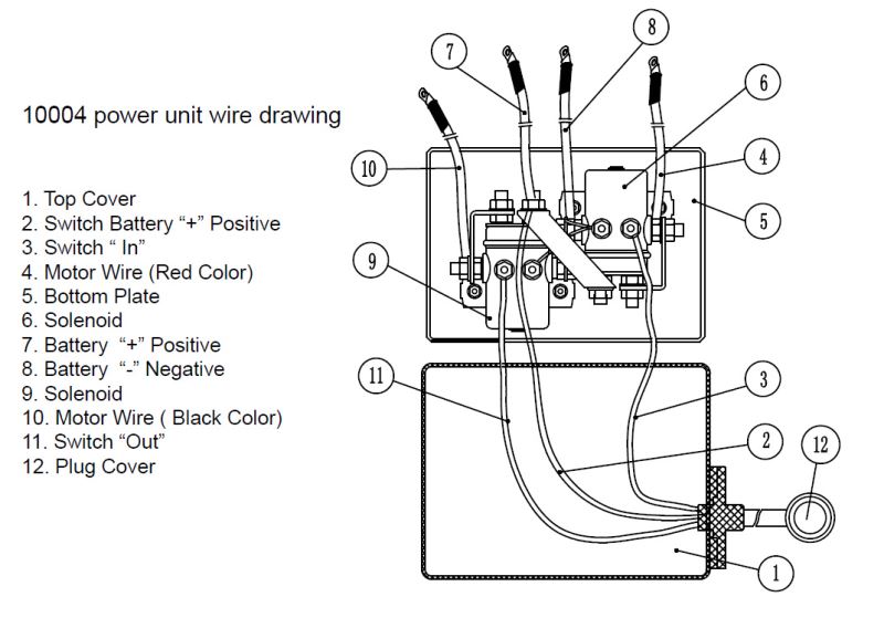 Wiring Diagram For The Bulldog Winch 1 87 Hp Standard