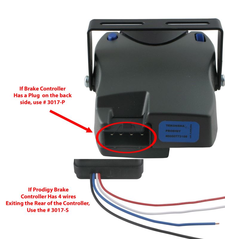 Brake Controller Wiring Harness for Prodigy Brake Controller Installed on 2016 Toyota