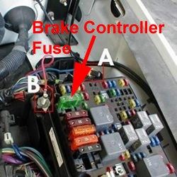 Fuse Location for Trailer Brake Controller on a 2005 Chevy Silverado ...