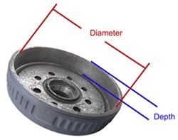 Brake Drum Size Chart