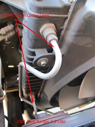 Location of Transmission Lines on a 2001 Ford Ranger For ... 1995 jeep cherokee radiator diagram 