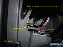 Prodigy Brake Controller >> Location of Brake Controller Connector on a 2011 Land Rover LR4 | etrailer.com Prodigy Brake Controller >> Location of Brake Controller Connector on a 2011 Land Rover LR4 | etrailer.com