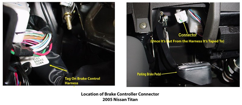 Tekonsha Trailer Brake Controller >> Locating Brake Controller Connector on 2005 Nissan Titan Tekonsha Trailer Brake Controller >> Locating Brake Controller Connector on 2005 Nissan Titan