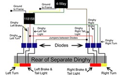 Diode Wiring Solutions for a Flat Towing a 1991 Suzuki ... towed vehicle wiring harness 