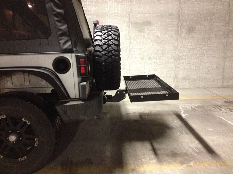 Will the Pro Series Folding Trailer Hitch Mount Cargo ...