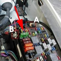 Location of Brake Controller Fuse on a 2001 Chevy ... 97 ford f 150 4 way trailer wiring diagram 