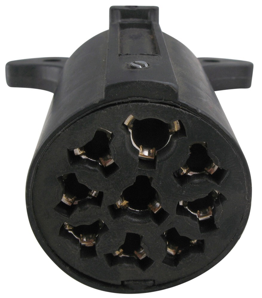 9-way Round Pin Trailer Connector