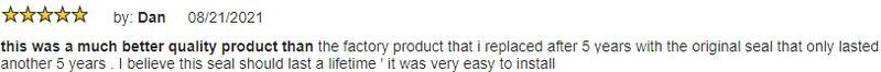 Steele Rubber Customer Review