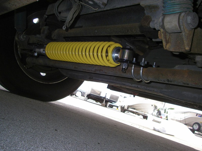 Roadmaster Reflex Steering Stabilizer with Mounting Brackets for Class Best Steering Stabilizer For E450 Motorhome
