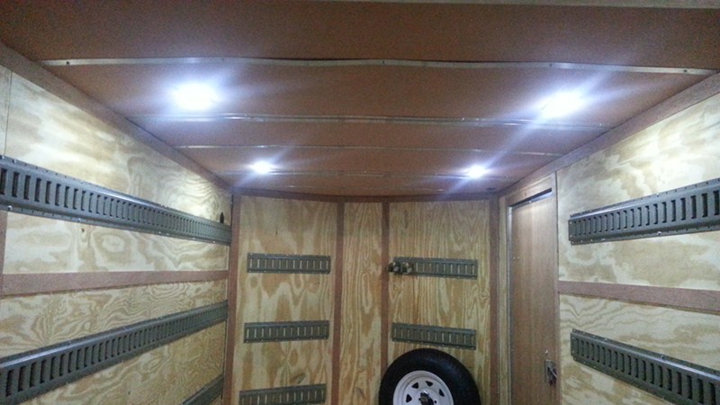 optronics low profile led utility light w steel housing flush mount trailer lights